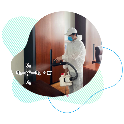 QAC Quaternary Ammonium Compound disinfection by UC Fresh Air